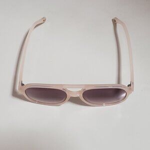 Retro Polarized Aviator Pink Light Brown Sunglasses [SOJOS] [56-20-143]